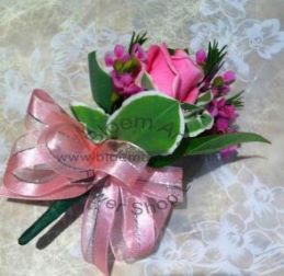 CODE 72999 - Corsage of Rose and Waxflower